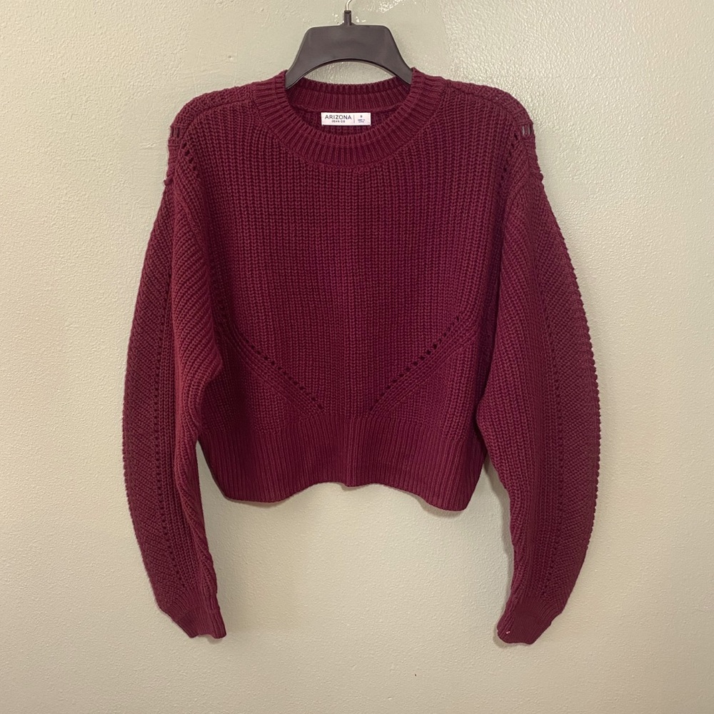 Cropped Knit Sweater